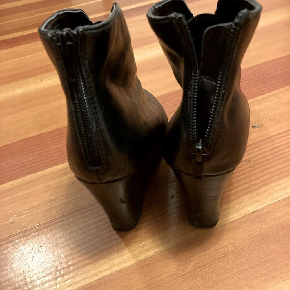 Platform black booties - Picture 4 of 7